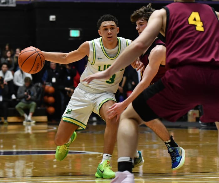 West Linn Central Catholic 6A Oregon boys basketball quarterfinal Taylor Balkom 09